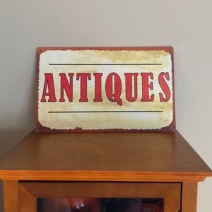 Metal Antiques Sign Charming Home Decor Wall Hanging